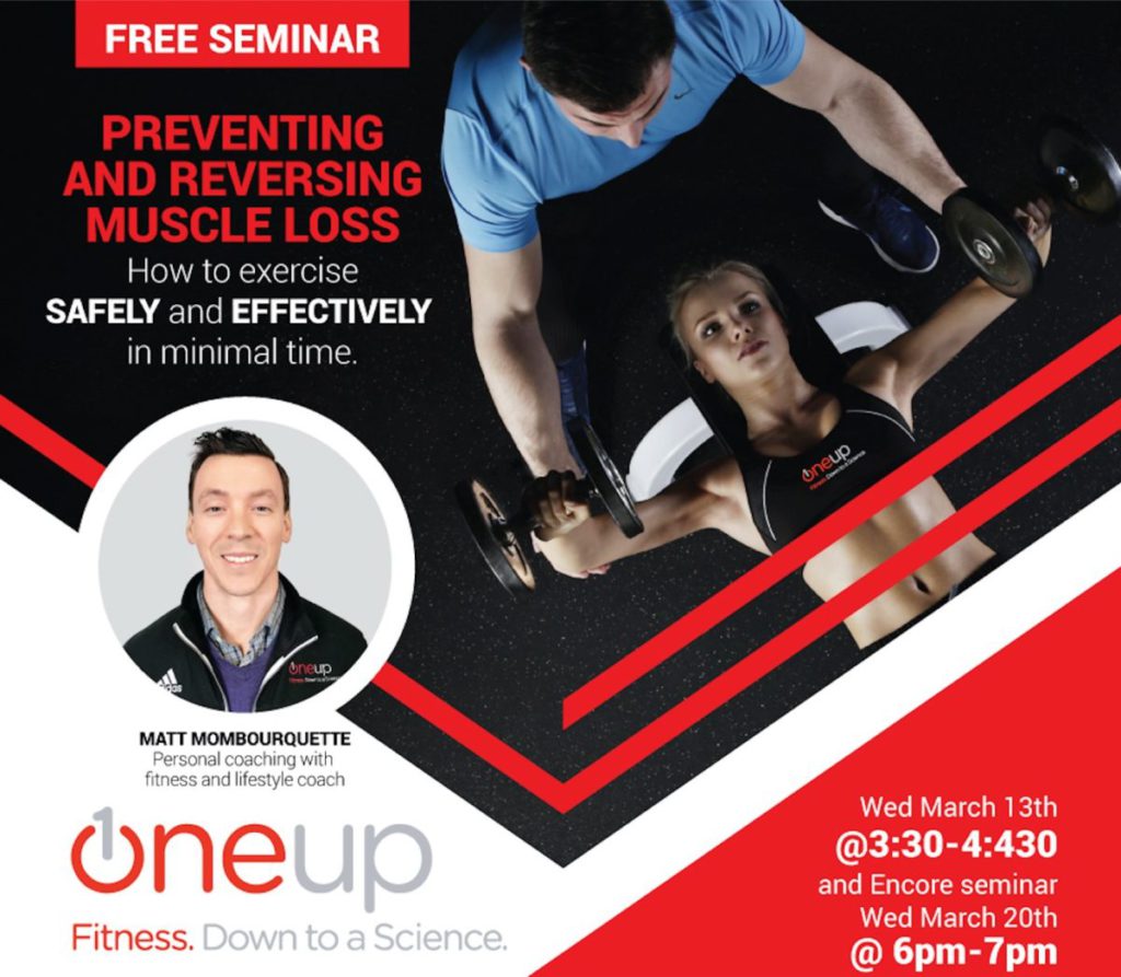 Free Seminar Halifax Strength Training at OneUp Fitness