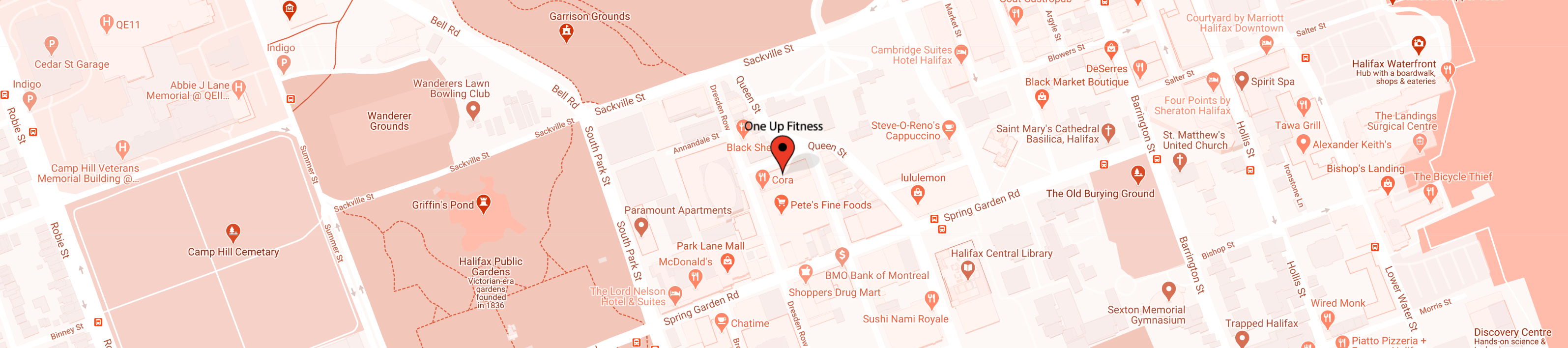 OneUp Fitness Location in Halifax