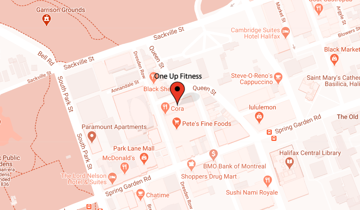 OneUp Fitness Location in Halifax